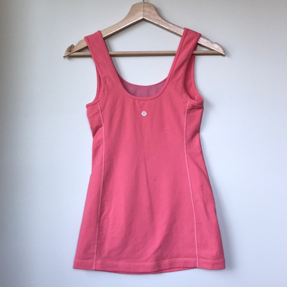 Coral Lululemon tank - Picture 2 of 3